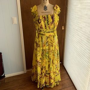 Yellow gown dress